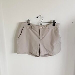 Eddie Bauer Beige Athletic Hiking Shorts Women's Size 10 Outdoor Lightweight